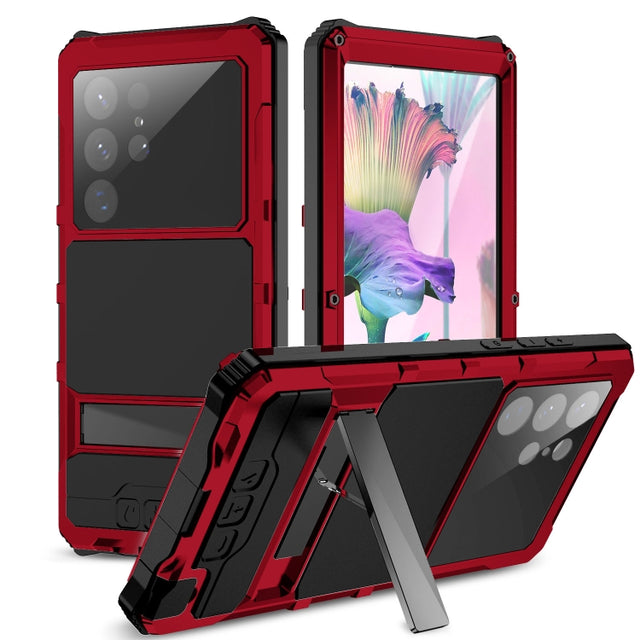 For Samsung Galaxy S23 Ultra 5G R-JUST RJ-56 3rd Gen Life Water-resistant Dustproof Shockproof Phone Case(Red)