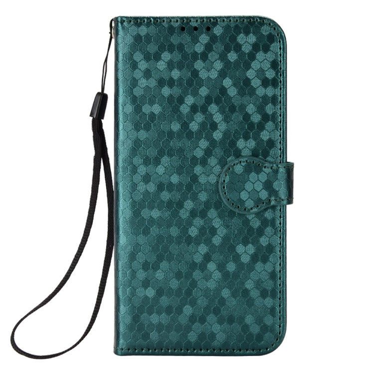 For Blackview A85 Honeycomb Dot Texture Leather Phone Case(Green) - More Brand by PMC TechLife | Online Shopping South Africa | PMC TechLife | Buy Now Pay Later Mobicred