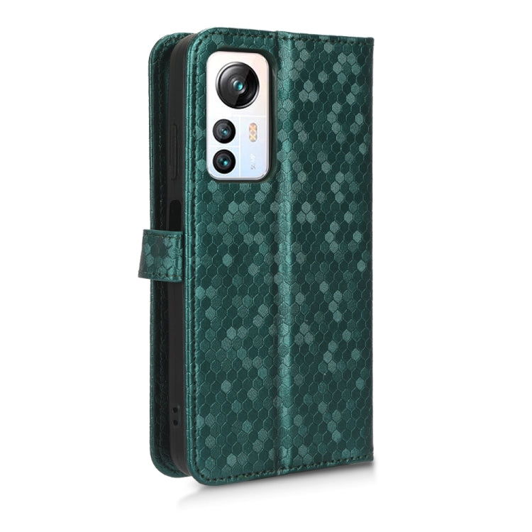 For Blackview A85 Honeycomb Dot Texture Leather Phone Case(Green) - More Brand by PMC TechLife | Online Shopping South Africa | PMC TechLife | Buy Now Pay Later Mobicred