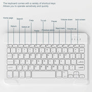 For Lenovo Tab M10 Plus 10.6 3rd Gen 2022 LX106 Square Keys Detachable Bluetooth Keyboard Leather Tablet Case(Purple)