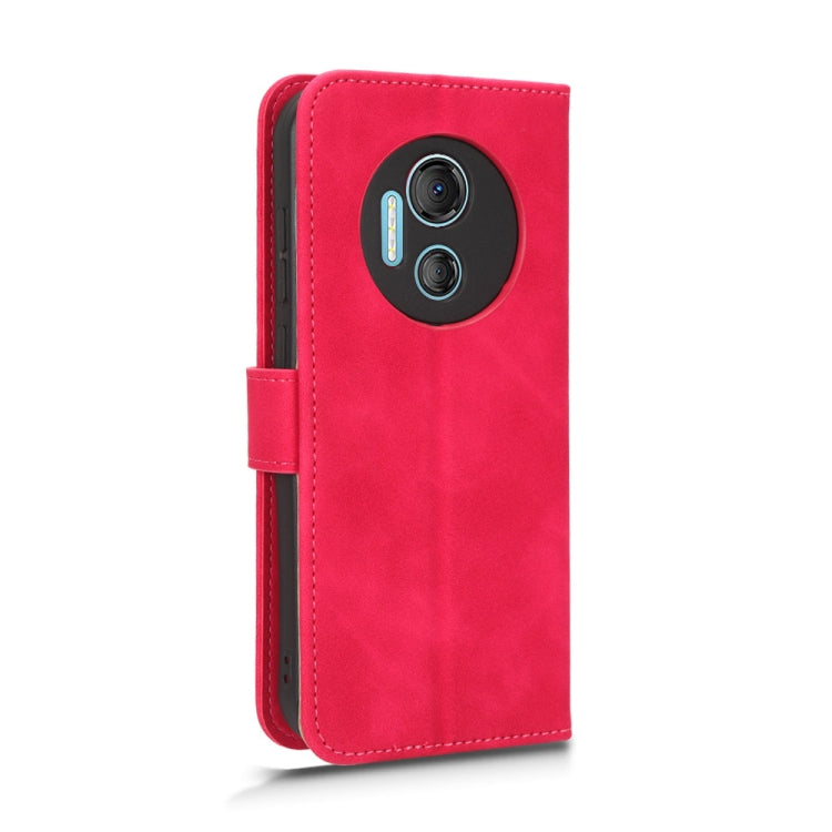 For Doogee X97 / X97 Pro Skin Feel Magnetic Flip Leather Phone Case(Rose Red) - Doogee Cases by PMC TechLife | Online Shopping South Africa | PMC TechLife | Buy Now Pay Later Mobicred