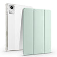 For Lenovo Tab M11 / Xiaoxin Pad 11 2024 3-fold Clear TPU Leather Tablet Case with Pen Slot(Light Green) - Lenovo by PMC Jewellery | Online Shopping South Africa | PMC Jewellery | Buy Now Pay Later Mobicred