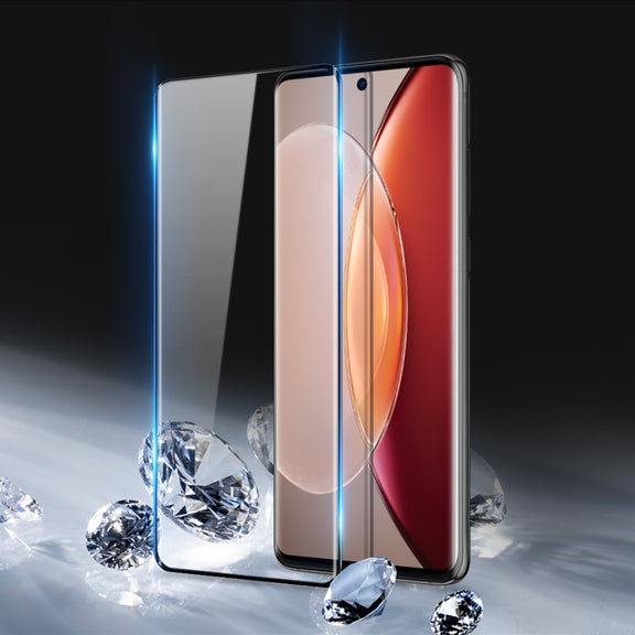 For vivo X90 / X90 Pro 10pcs DUX DUCIS 0.33mm 9H Medium Alumina Tempered Glass Film