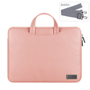 Water-resistant PU Laptop Bag Inner Bag, Size:15 inch(Rose Gold)