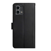 For Motorola Moto G Stylus 5G 2023 Genuine Leather Fingerprint-proof Horizontal Flip Phone Case(Black)