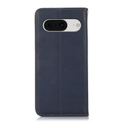 For Google Pixel 8 KHAZNEH Nappa Top Layer Cowhide Leather Phone Case(Blue)