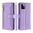 For Motorola Moto G Power 2023 Sheep Texture Cross-body Zipper Wallet Leather Phone Case(Purple) - Motorola Cases by PMC TechLife | Online Shopping South Africa | PMC TechLife | Buy Now Pay Later Mobicred