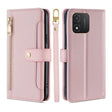 For Honor X5 4G Sheep Texture Cross-body Zipper Wallet Leather Phone Case(Pink) - Honor Cases by PMC TechLife | Online Shopping South Africa | PMC TechLife | Buy Now Pay Later Mobicred