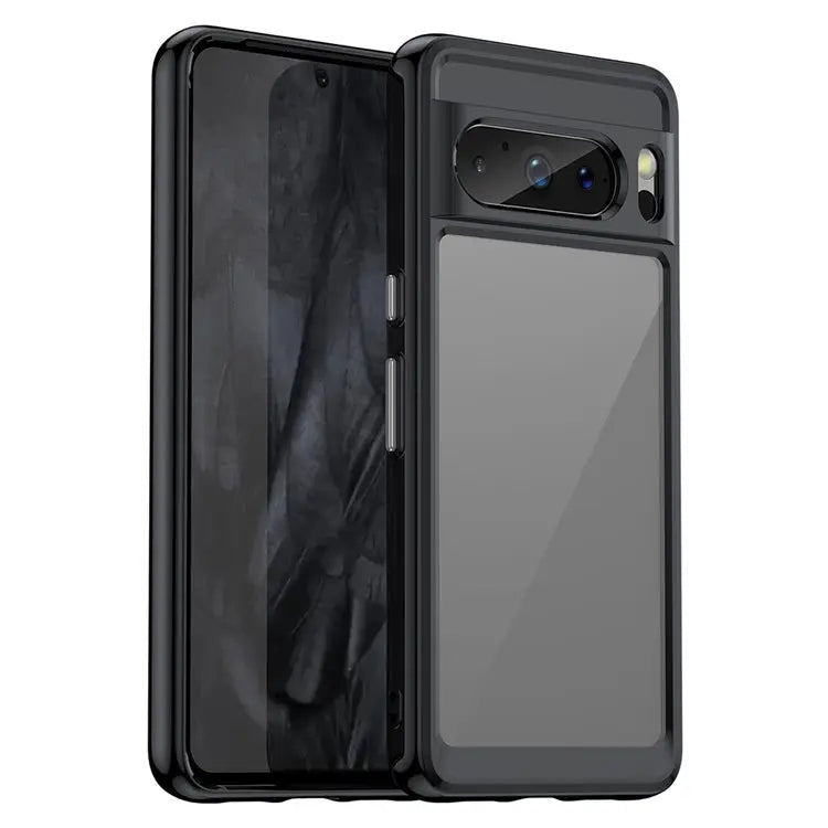 For Google Pixel 8 Pro Colorful Series Acrylic + TPU Phone Case(Black) - free shipping - PMC Jewellery - Order now!