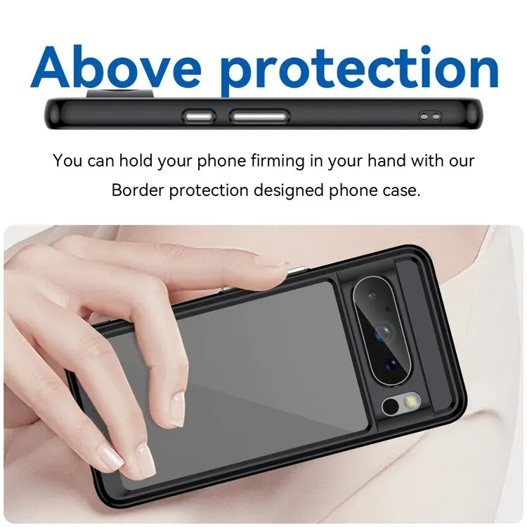 For Google Pixel 8 Pro Colorful Series Acrylic + TPU Phone Case(Black) - free shipping - PMC Jewellery - Order now!