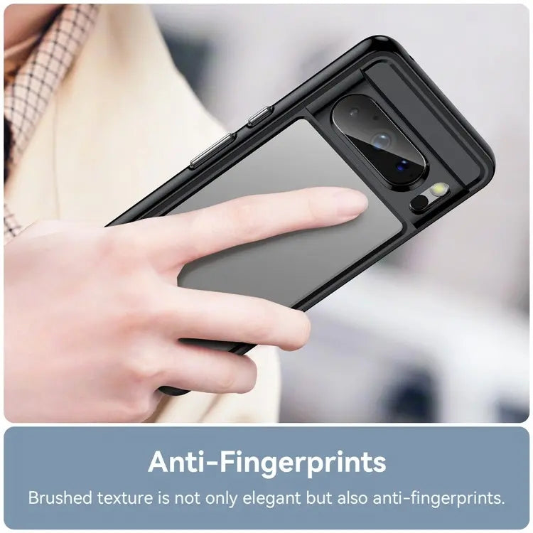 For Google Pixel 8 Pro Colorful Series Acrylic + TPU Phone Case(Black) - free shipping - PMC Jewellery - Order now!