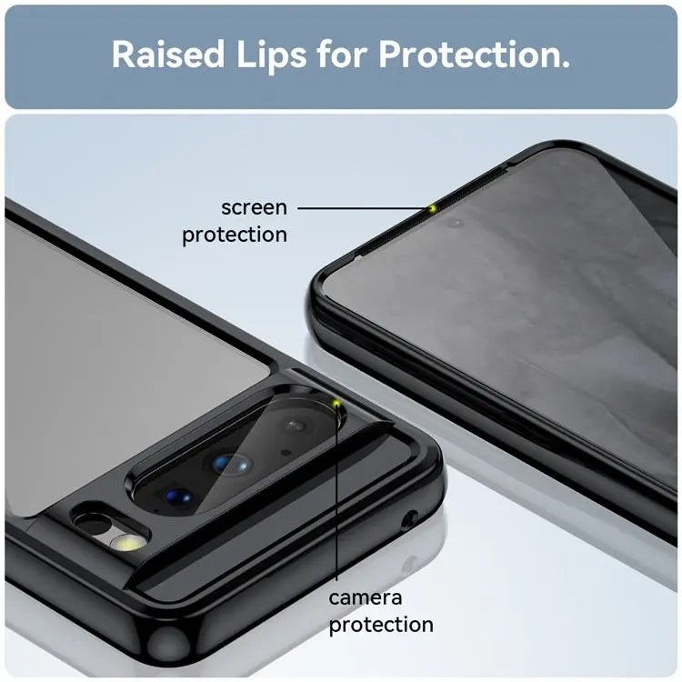 For Google Pixel 8 Pro Colorful Series Acrylic + TPU Phone Case(Black) - free shipping - PMC TechLife - Order now!