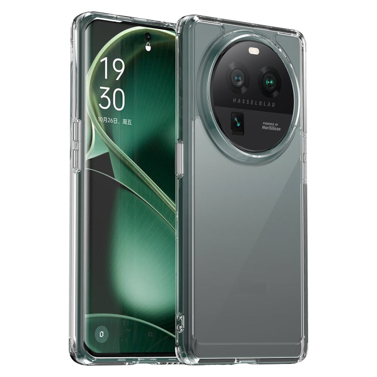For OPPO Find X6 Pro 5G Colorful Series Acrylic + TPU Phone Case(Transparent) - OPPO Cases by PMC TechLife | Online Shopping South Africa | PMC TechLife