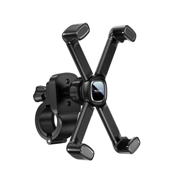Yesido C191 4-axis Support Bicycle Handle Phone Holder(Black) - Holders by PMC TechLife | Online Shopping South Africa | PMC TechLife | Buy Now Pay Later Mobicred