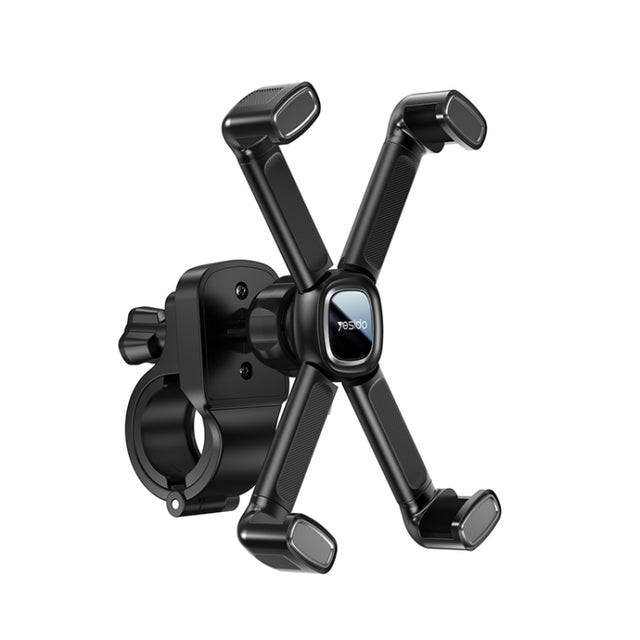 Yesido C191 4-axis Support Bicycle Handle Phone Holder(Black)