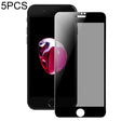 For iPhone SE 2022 / 2020 / 7 / 8 5pcs DUX DUCIS 0.33mm 9H High Aluminum Anti-spy HD Tempered Glass Film - iPhone SE 2022 / 2020 Tempered Glass by DUX DUCIS | Online Shopping South Africa | PMC TechLife | Buy Now Pay Later Mobicred