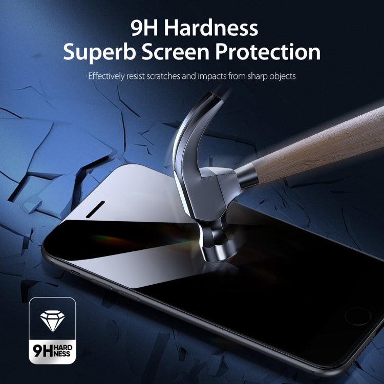 For iPhone SE 2022 / 2020 / 7 / 8 5pcs DUX DUCIS 0.33mm 9H High Aluminum Anti-spy HD Tempered Glass Film