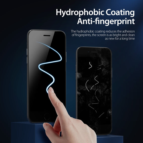 For iPhone SE 2022 / 2020 / 7 / 8 5pcs DUX DUCIS 0.33mm 9H High Aluminum Anti-spy HD Tempered Glass Film