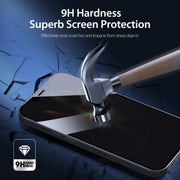 For iPhone 12 Pro Max 5pcs DUX DUCIS 0.33mm 9H High Aluminum Anti-spy HD Tempered Glass Film