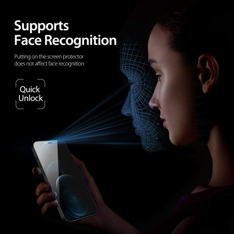 For iPhone 12 Pro Max 5pcs DUX DUCIS 0.33mm 9H High Aluminum Anti-spy HD Tempered Glass Film