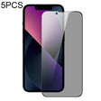 For iPhone 13 mini 5pcs DUX DUCIS 0.33mm 9H High Aluminum Anti-spy HD Tempered Glass Film - iPhone 13 mini Tempered Glass by DUX DUCIS | Online Shopping South Africa | PMC TechLife | Buy Now Pay Later Mobicred