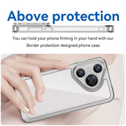 For Huawei Pura 70 Colorful Series Acrylic + TPU Phone Case(Transparent)