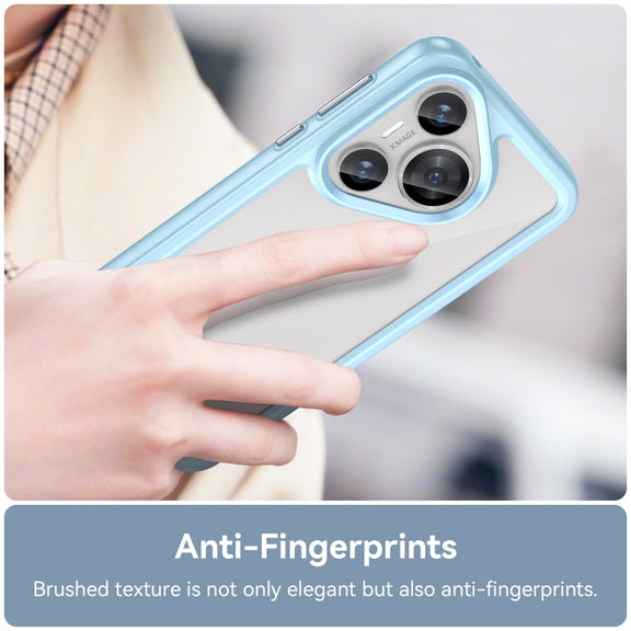 For Huawei Pura 70 Colorful Series Acrylic + TPU Phone Case(Blue)