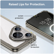 For Huawei Pura 70 Pro Colorful Series Acrylic + TPU Phone Case(Transparent Grey)