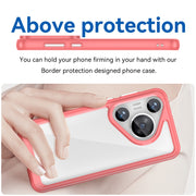 For Huawei Pura 70 Pro Colorful Series Acrylic + TPU Phone Case(Red)