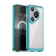 For Huawei Pura 70 Pro+ Colorful Series Acrylic + TPU Phone Case(Transparent Blue)