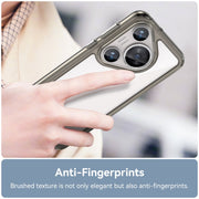 For Huawei Pura 70 Pro+ Colorful Series Acrylic + TPU Phone Case(Transparent Grey)