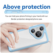For Huawei Pura 70 Pro+ Colorful Series Acrylic + TPU Phone Case(Blue)