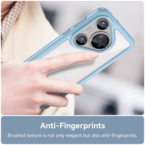 For Huawei Pura 70 Pro+ Colorful Series Acrylic + TPU Phone Case(Blue)