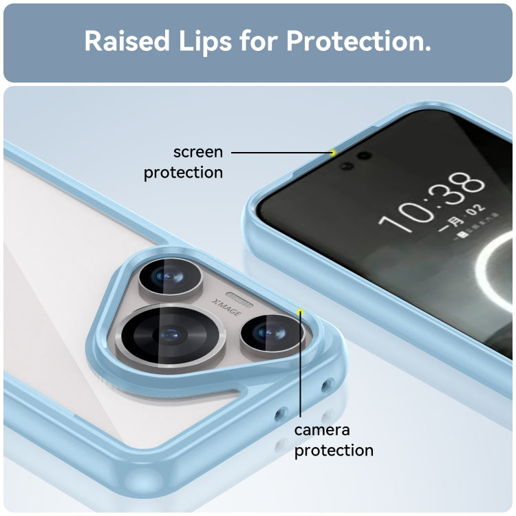 For Huawei Pura 70 Pro+ Colorful Series Acrylic + TPU Phone Case(Blue)