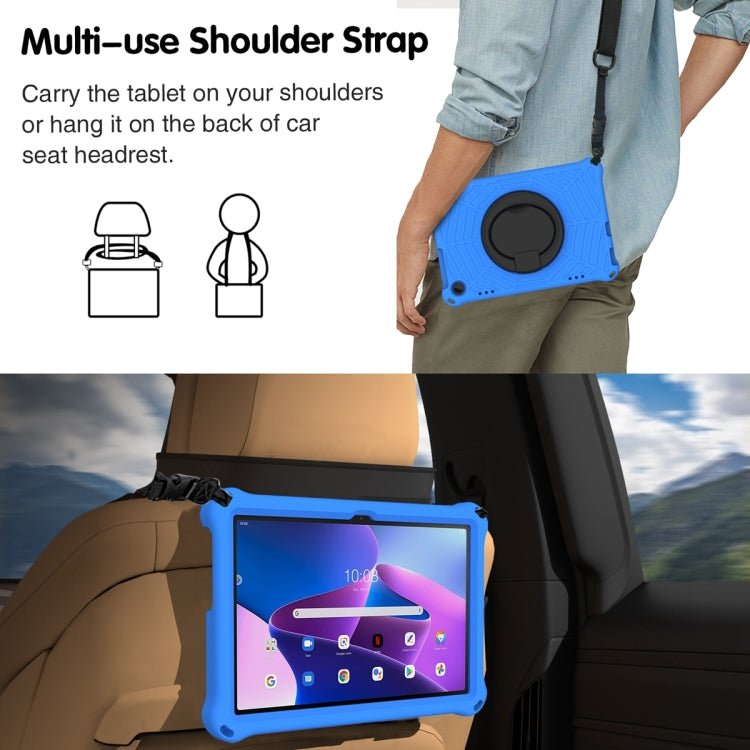 For Lenovo Tab M10 3rd Gen Spider King Silicone Protective Tablet Case(Blue) - Lenovo by PMC TechLife | Online Shopping South Africa | PMC TechLife | Buy Now Pay Later Mobicred