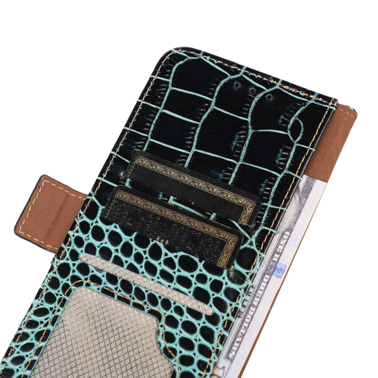 For Asus ROG Phone 7 Crocodile Top Layer Cowhide Leather Phone Case(Green) - ASUS Cases by PMC Jewellery | Online Shopping South Africa | PMC Jewellery | Buy Now Pay Later Mobicred