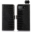 For Asus ROG Phone 7 Crocodile Top Layer Cowhide Leather Phone Case(Black) - ASUS Cases by PMC TechLife | Online Shopping South Africa | PMC TechLife | Buy Now Pay Later Mobicred