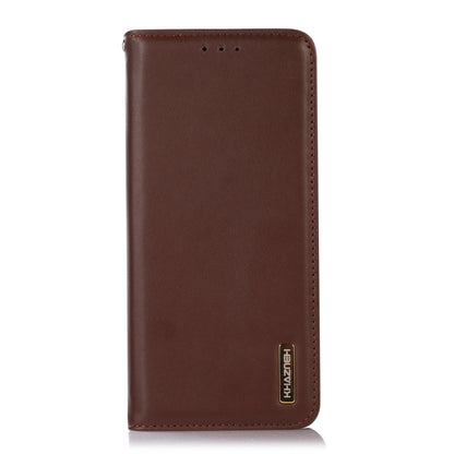 For Asus ROG Phone 7 KHAZNEH Nappa Top Layer Cowhide Leather Phone Case(Brown) - ASUS Cases by PMC Jewellery | Online Shopping South Africa | PMC Jewellery | Buy Now Pay Later Mobicred