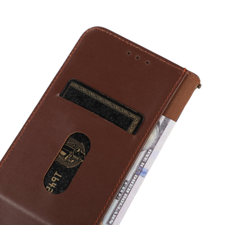 For Asus ROG Phone 7 KHAZNEH Nappa Top Layer Cowhide Leather Phone Case(Brown) - ASUS Cases by PMC Jewellery | Online Shopping South Africa | PMC Jewellery | Buy Now Pay Later Mobicred