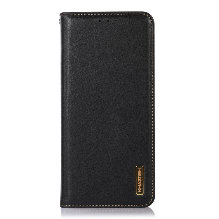 For Asus ROG Phone 7 KHAZNEH Nappa Top Layer Cowhide Leather Phone Case(Black) - ASUS Cases by PMC TechLife | Online Shopping South Africa | PMC TechLife | Buy Now Pay Later Mobicred