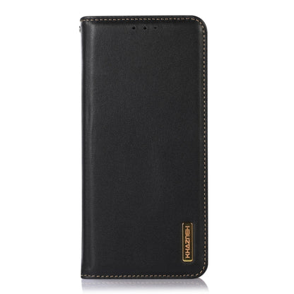 For Asus ROG Phone 7 KHAZNEH Nappa Top Layer Cowhide Leather Phone Case(Black) - ASUS Cases by PMC Jewellery | Online Shopping South Africa | PMC Jewellery | Buy Now Pay Later Mobicred