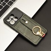 For Xiaomi Redmi K70/K70 Pro Wristband Leather Back Phone Case(Green)