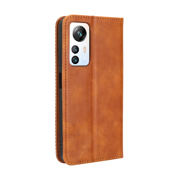 For Blackview A85 Magnetic Buckle Retro Texture Leather Phone Case(Brown) - More Brand by PMC TechLife | Online Shopping South Africa | PMC TechLife | Buy Now Pay Later Mobicred