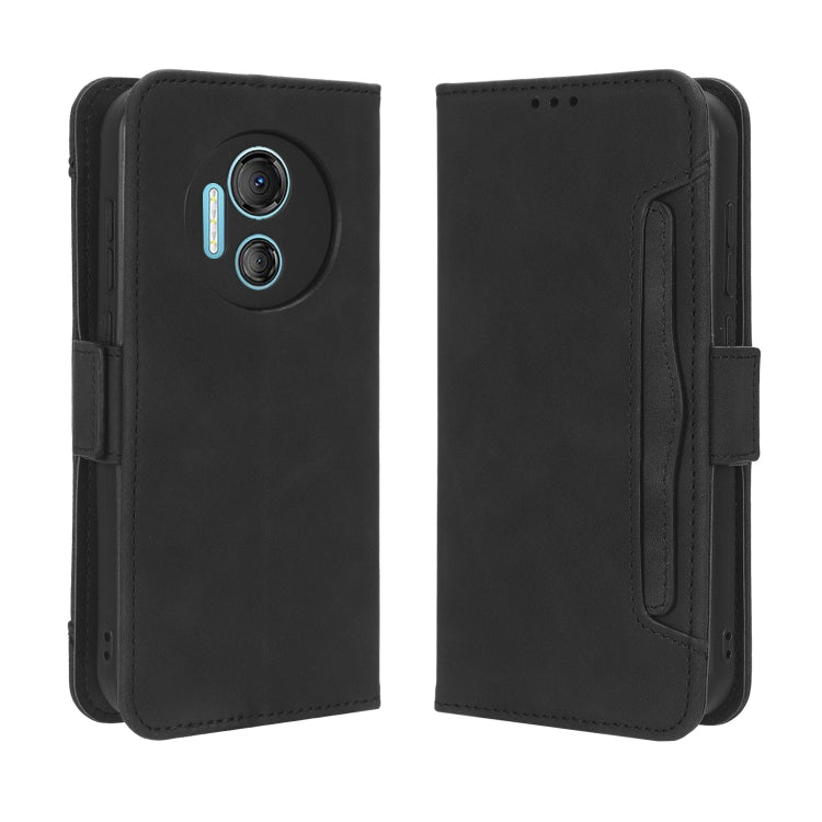For Doogee X97 / X97 Pro Skin Feel Calf Texture Card Slots Leather Phone Case(Black) - Doogee Cases by PMC TechLife | Online Shopping South Africa | PMC TechLife | Buy Now Pay Later Mobicred