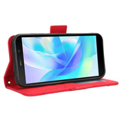 For Doogee X97 / X97 Pro Skin Feel Calf Texture Card Slots Leather Phone Case(Red)