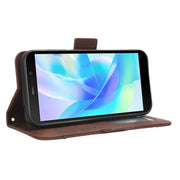 For Doogee X97 / X97 Pro Skin Feel Calf Texture Card Slots Leather Phone Case(Brown)