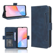 For Blackview A85 Skin Feel Calf Texture Card Slots Leather Phone Case(Blue)