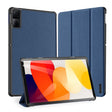 For Xiaomi Redmi Pad SE DUX DUCIS Domo Series Magnetic Flip Leather Tablet Case(Blue) - More Tablet Cases by DUX DUCIS | Online Shopping South Africa | PMC TechLife | Buy Now Pay Later Mobicred