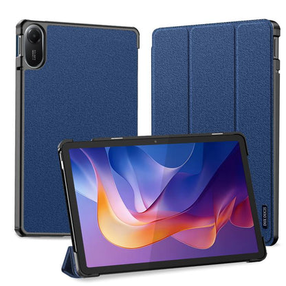 For Xiaomi Redmi Pad 2 DUX DUCIS Domo Series Magnetic Flip Leather Tablet Case(Blue) - free shipping - PMC Jewellery - Order now!