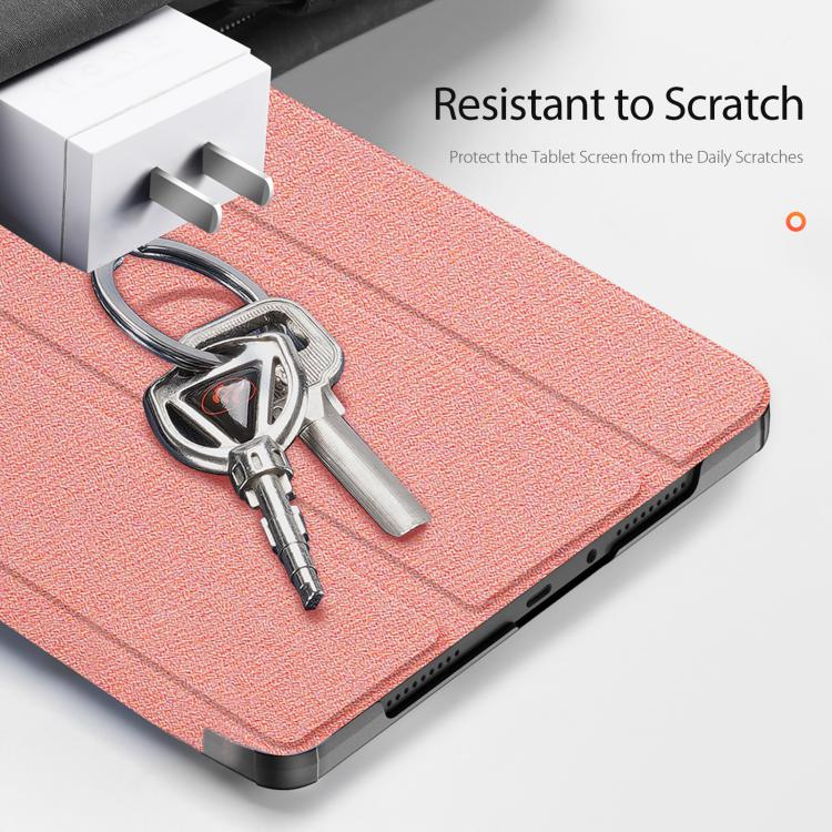 For Xiaomi Redmi Pad 2 DUX DUCIS Domo Series Magnetic Flip Leather Tablet Case(Pink) - free shipping - PMC Jewellery - Order now!